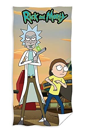 Rick and Morty - Toalla de baño (70 x 140 cm)