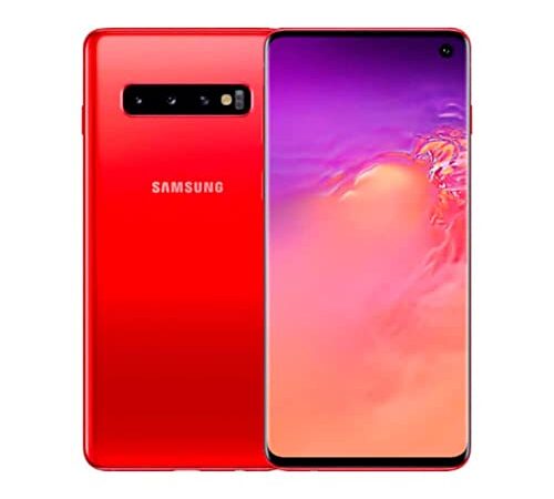 Samsung Galaxy S10 - SM-G973, Dual SIM, 128 GB, Rojo (Reacondicionado)