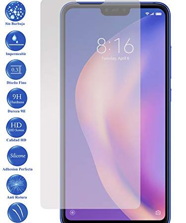 Todotumovil Protector de Pantalla Xiaomi Mi 8 Lite de Cristal Templado Vidrio 9H para movil