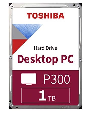 Toshiba P300 - Disco Duro Interno de 1 TB (8,9 cm (3,5"), SATA), Plata