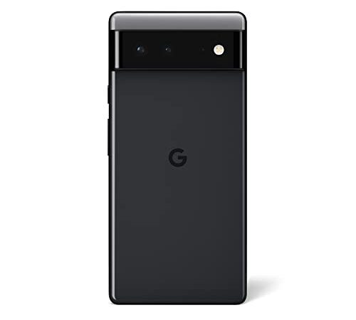 Google Pixel 6 - Teléfono móvil libre 5G Android con cámara de 50 megapíxeles y lente de gran angular - [128 GB] - [Carbón]