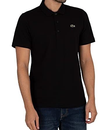 Lacoste DH2881 Polo, Negro (Black/Black), L para Hombre