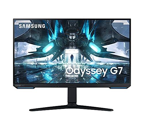 Samsung LS28AG702NUXEN - Monitor Gaming Odyssey AG7 de 28'' UHD (3,840 x 2,160, 1 ms, 144 Hz, FreeSync, Gsync, 16:9, HDR400, 300 cd/m², 1000R, DisplayPort, HDMI 2.1, USB) Negro