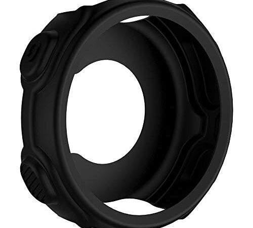 Broadroot Funda de Piel [Silicona] para Garmin Forerunner 235 735XT [Suave] Reemplazo Reloj Funda Protectora (Negro)