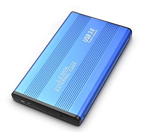 Disco Duro Externo 2tb Type C USB 3.0 Disco Duro Externo para PC, Mac, MacBook, Chromebook, Xbox (2tb, Azul)