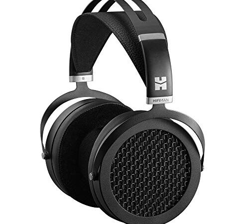 HIFIMAN SUNDARA - Auriculares estéreo con cable de alta fidelidad magnéticos planares de tamaño completo para estudio y audiófilos (negro)