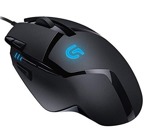 Logitech G402 Hyperion Fury Ratón Gaming con Cable, Seguimento Óptico 4,000 DPI, Peso Reducido, 8 Botones Programables, PC/Mac - Negro