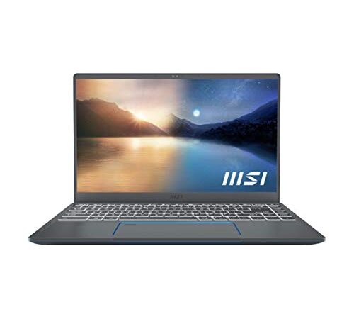 MSI Prestige 14 A11SCX-432ES - Ordenador Portátil 14" FHD (1920 x 1080), Tiger lake i7-1185G7, LPDDR3 16 GB, 512 GB NVMe PCIe Gen3x4 SSD, Sistema Operativo Windows 10 Home Plus sin ODD, Gris