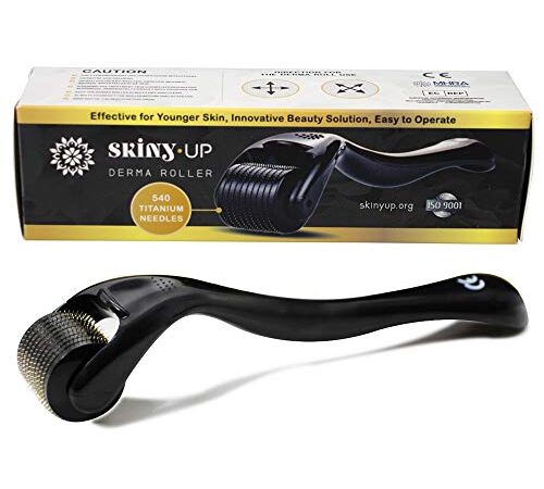 Skiny Up® Derma Roller 540- Todo en Premium Titanium Micro Needles/Muchos buenos tamaños para la elección/Instrucciones en alemán e inglés/CE, ISO y MHRA aprobados (1.50mm)