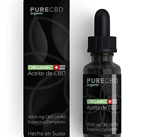 CBD Oil | Aceite de cáñamo enriquecido con 40% CBD (4000mg) | Bio Suisse Orgánico