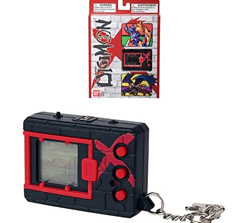 Digimon-Bandai DigimonX (negro y rojo) – Virtual Monster Pet por Tamagotchi, color rojo & negro 41921NP