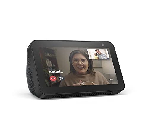 Echo Show 5 (1.ª generación, modelo de 2019) | Pantalla inteligente con Alexa | Mantén el contacto con la ayuda de Alexa | Antracita