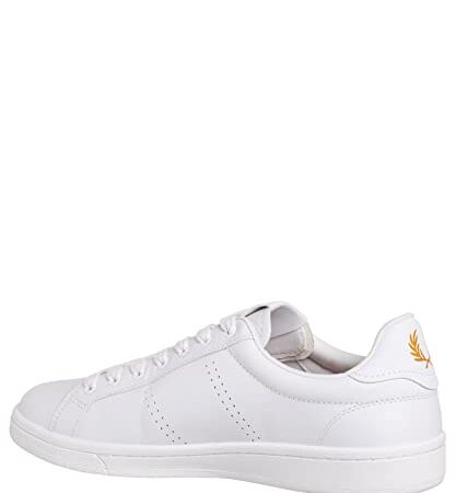 Fred Perry Zapatillas de Piel B721 Blanco