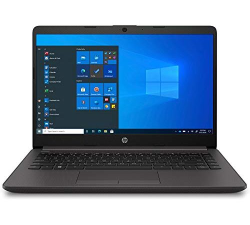 HP 240 G8 - Ordenador portátil de 14” FullHD (Intel Celeron 4020, 8GB RAM, 256GB SSD, Windows 10 Home) Negro - Teclado QWERTY Español