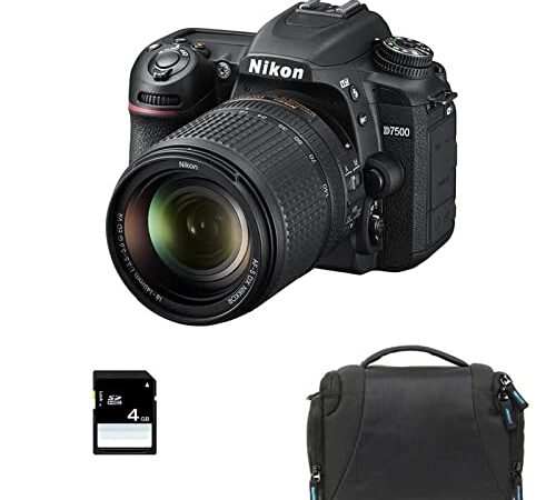 Kit Nikon D7500 + 18-140 VR + SD 4Go + Sac