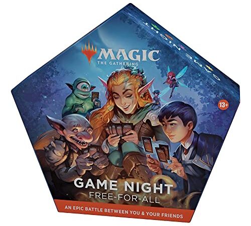 Magic The Gathering Game Night: Free-for-All 2022, Fantasy Card Game for 2–5 Players - Amazon Exclusive (Versión en inglés)