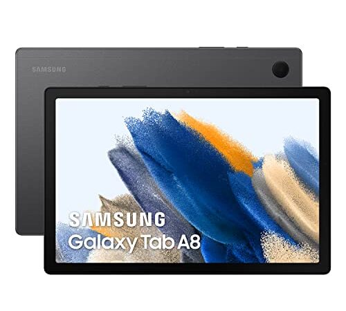 Samsung Galaxy Tab A8 - Tablet de 10.5” (4GB RAM, 128GB Almacenamiento, Wifi, Android 12) Gris - Versión española