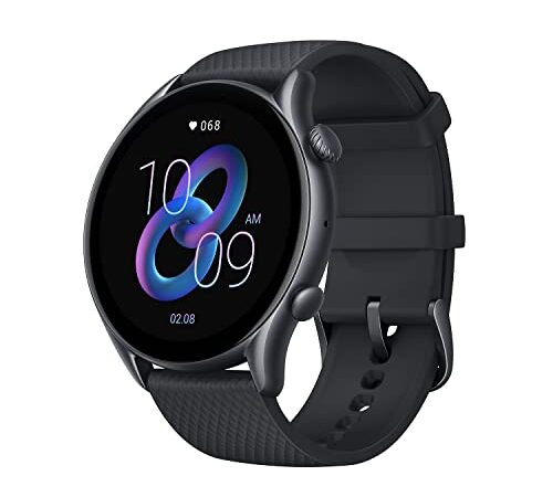 Amazfit GTR 3 Pro Smartwatch Deportivo Pantalla AMOLED de 1.45 "Frecuencia Cardíaca Sueño Estrés Monitorización de SpO2 150+ Modos Deportivo GPS Bluetooth Llamadas Alexa