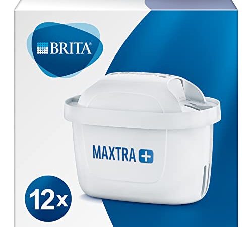 BRITA Maxtra+ Cartuchos para filtrado de Agua, Color Blanco, plástico, Blanco, 12 Unidades