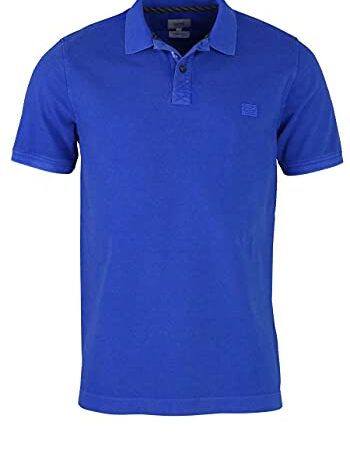 camel active 4094605p00, Camisa de polo para Hombre, Azul (Strong Blue), L