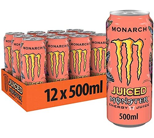 Monster Energy Monarch 500ml, caja de 12