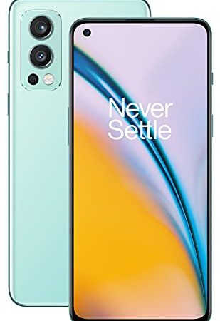 ONEPLUS Nord 2 5G (Reino Unido) - 8 GB RAM 128 GB SIM Free Smartphone con Triple cámara y 65 W Warp Charge - 2 años de garantía - Blue Haze