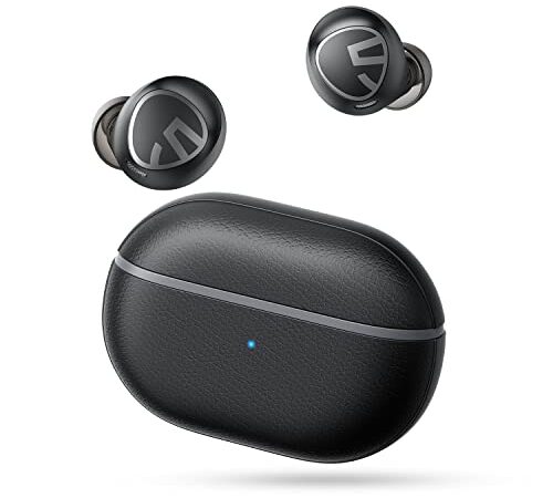 SoundPEATS Free 2 Classic Auriculares Inalámbricos con 30 Horas de Tiempo de Reproducción Auriculares Bluetooth 5.1 Llamadas Claras Auriculares Inalambricos Deportes, IPX5 Impermeable Control Táctil