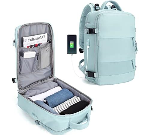 SZLX mochila de viaje para mujer, mochila de transporte, mochila de senderismo, mochila impermeable para deporte al aire libre, mochila informal para la escuela, bolsa para computadora portátil