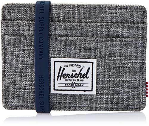 Herschel Charlie RFID Wallet 10360-00919, Unisex Wallet, Grey, EU