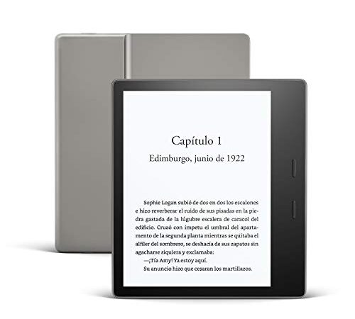 Kindle Oasis, ahora con luz cálida ajustable, resistente al agua, 8 GB, wifi, grafito