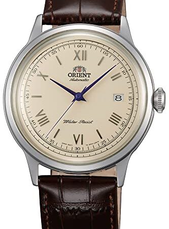 Orient Reloj Analógico para Unisex Adultos de Automático con Correa en Cuero FAC00009N0