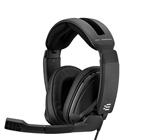 Sennheiser GSP 302 Negro Auriculares con Micro para Gaming Ajustable con Diadema Multiplataforma