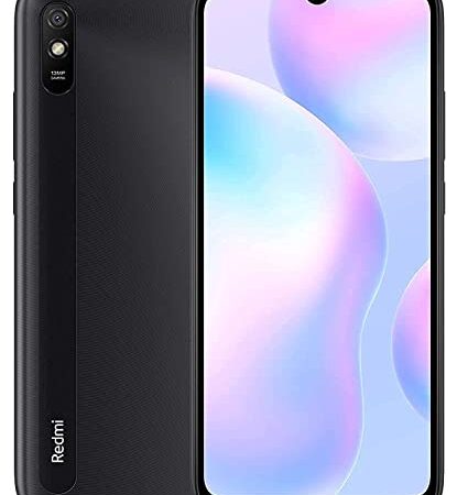 Xiaomi Redmi 9A - Smartphone 2GB 32GB, Pantalla HD de 6.53",MediaTek Helio G25, batería 5000mAh, Cámara Trasera de 13MP Al, Gris