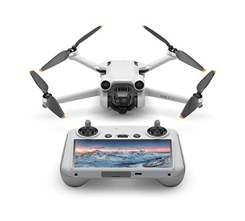 DJI Mini 3 Pro con DJI Smart Control – Dron ligero y plegable con vídeo 4K/60 fps, fotos de 48 MP, 34 minutos de tiempo de vuelo, detección de obstáculos tridireccional