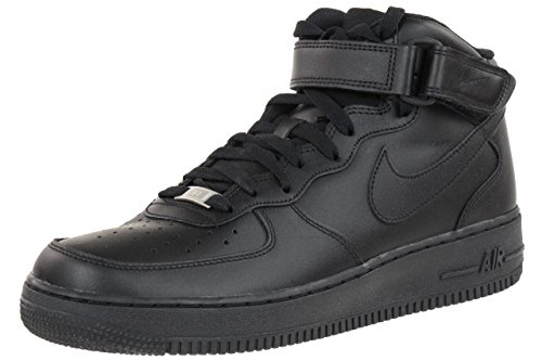 NIKE Air Force 1 Mid '07, Zapatillas Deportivas Hombre, Negro, 41 EU