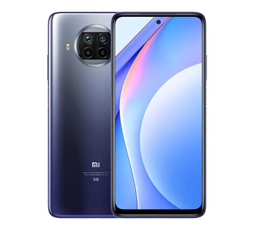 Xiaomi Mi 10T Lite 5G - Smartphone 6+128GB, 6,67"" FHD+ DotDisplay, Snapdragon 750G, Cámara cuádruple de 64 MP con IA, 4820 mAh, Azul Atlántico (Versión oficial), con Alexa Hands-Free