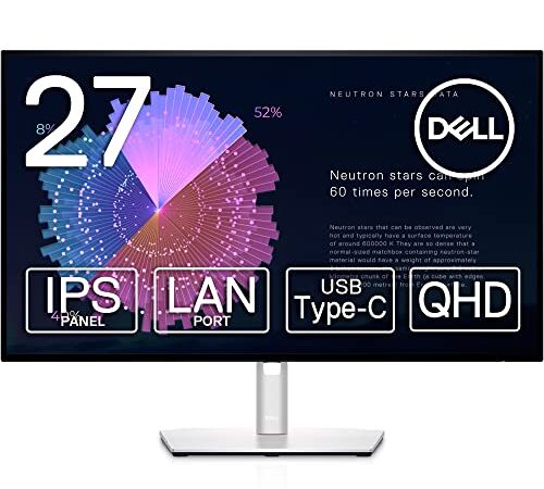 Dell U2722DE 68,6 cm (27") 2560 x 1440 Pixeles Quad HD LCD Negro