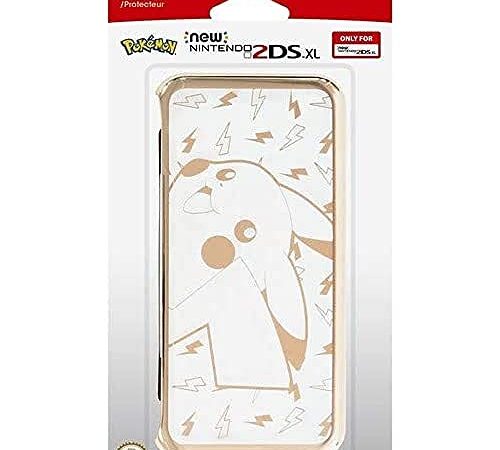 Hori - Carcasa Pikachu, Color Dorado (New Nintendo 2Ds XL)