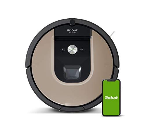 iRobot R974 Robot Aspirador Gris, Beige App controlada, Compatible con Google Home, Compatible con Amazon