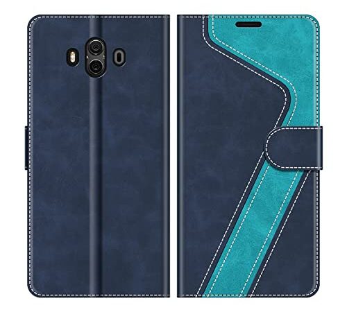 MOBESV Funda para Huawei Mate 10, Funda Libro Huawei Mate10, Funda Móvil Huawei Mate 10 Magnético Carcasa para Huawei Mate 10 Funda con Tapa, Azul