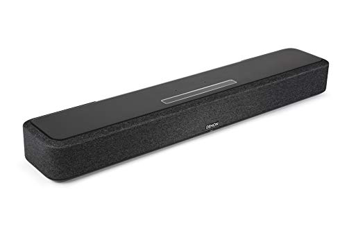 Denon Home Sound Bar 550 - Barra de Sonido compacta para Cine en casa con Dolby Atmos, DTS:X, WLAN, Bluetooth, AirPlay 2, HEOS Built-in, HDMI eARC, 4K Ultra HD, Dolby Vision, HDR10
