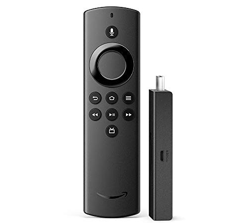 Fire TV Stick Lite, Reacondicionado Certificado | Con mando por voz Alexa Lite (sin controles del TV), modelo de 2020