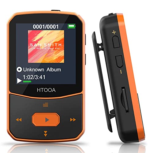32GB Reproductor MP3 Bluetooth 5.0 con Pantalla Táctil Completa, HiFi  Reproductor de Música con Altavoz Interno, Line-in Grabación de Voz, Radio  FM
