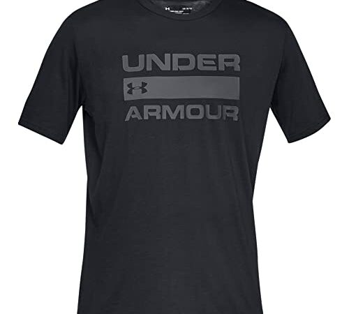 Under Armour UA Team Issue Wordmark Camiseta, Hombre, Negro, M