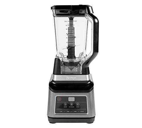 Ninja 2-in-1 Blender with Auto-iQ (BN750EU), 1200 W, 2.1 litros, 3 Velocidades, Negro/Plata