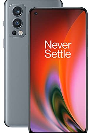 ONEPLUS Nord 2 5G (Reino Unido) - 8 GB RAM 128 GB SIM Libre Smartphone con Triple cámara y 65 W Warp Charge - Gris Sierra