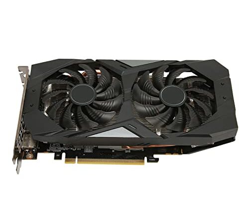 Tarjeta Gráfica GTX 1660 Ti 6G, Tarjeta Gráfica GDDR6 de 192 Bits, Tecnología K HDR, Tarjeta Gráfica de Doble Ventilador para Juegos para GTX 1660Ti, Tarjeta Gráfica para Juegos de Computadora