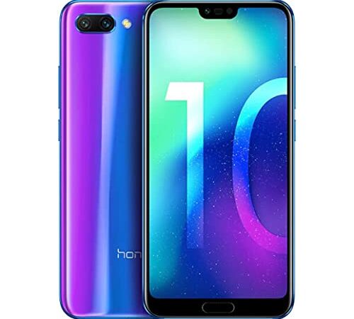 Honor 10 14.8 cm (5.84") 4 GB 64 GB Dual SIM 4G Blue 3400 mAh - Smartphone (14.8 cm (5.84"), 2160 x 1080 Pixels, 4 GB, 64 GB, 24 MP, Blue)
