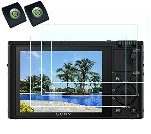 Protector de pantalla para cámara digital Sony RX100VII RX100VI RX100V RX100IV RX100III RX100II RX100, 0,3 mm, dureza 9H, cubierta de vidrio templado antiarañazos (3 + 2 unidades)